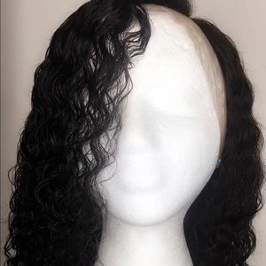 Deep Curl Frontal Wig